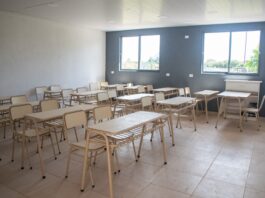 Santa Ana: finalizaron las obras de construcción de las primeras dos aulas del secundario de Mi Valle