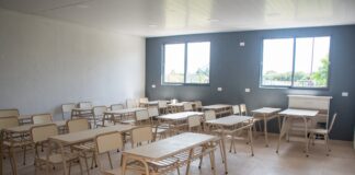 Santa Ana: finalizaron las obras de construcción de las primeras dos aulas del secundario de Mi Valle