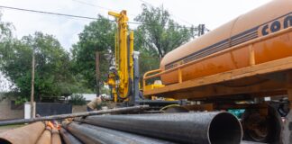 Santa Ana: informan avances de obra en la segunda perforación de agua, que se desarrolla con aportes provinciales