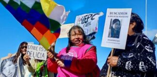 «La queremos viva, sana y salva»: en Punta de Agua protestaron por la desaparición de Delicia Mamani