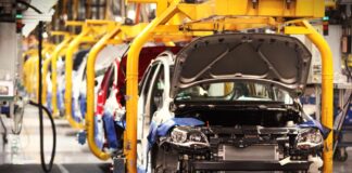 El uso de la capacidad instalada de la industria automotriz sufrió en febrero una caída interanual del 54,6% al 38,9%