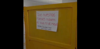 Estudiantes de Alta Gracia expresaron su preocupación por mensajes amenazantes registrados en escuelas