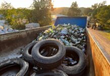 Trasladaron 1.600 kilos de residuos recuperados de La Serranita al centro de reciclado de Santa Ana