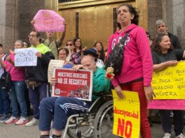 El sector de la discapacidad vuelve a la calle, para reclamar la prórroga de la Ley de Emergencia
