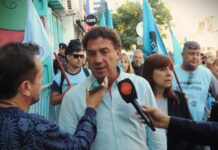 Cristalli, de UEPC, tras la primera audiencia de conciliación obligatoria: «Va a ser incondicional la devolución de los días de paro»