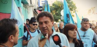 Cristalli, de UEPC, tras la primera audiencia de conciliación obligatoria: «Va a ser incondicional la devolución de los días de paro»