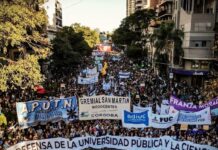 La defensa de las universidades públicas colmó las calles del país: 120 mil personas marcharon en Córdoba