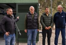 Presentaron oficialmente nuevas obras para mejorar la provisión de agua en los barrios del oeste