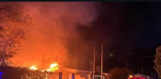 Bomberos sofocó el incendio de una vivienda de barrio San Martín: el propietario sufrió diversas quemaduras