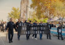 En un nuevo desfile patrio de Alta Gracia, el sector de la discapacidad se pronunció contra los recortes