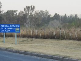 Expresan preocupación por el riesgo de posibles loteos y desarrollos inmobiliarios en la Reserva Natural de La Calera