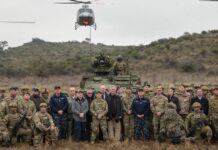Repudian la presencia de tropas estadounidense en la reserva natural y sitio de memoria de La Calera