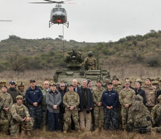 Repudian la presencia de tropas estadounidense en la reserva natural y sitio de memoria de La Calera