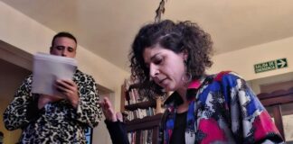 Ni el frío ni la llovizna pudieron con la 15° Velada Poética, que pobló de literatura y teatro la Biblioteca Sarmiento
