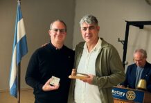 Andrés Espíndola fue elegido como nuevo presidente del Rotary Club Alta Gracia