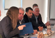 El ministro Sergio Busso visitó Alta Gracia y ratificó el apoyo de la Provincia al Parque Industrial ALA
