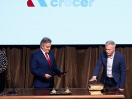 Gabriel Frizza asumió como nuevo ministro de Cooperativas y Mutuales de la Provincia