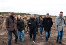 Llaryora recorrió la Loma del Torito y ratificó el apoyo a la búsqueda de personas desaparecidas