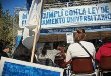 Conadu anunció un paro de 48 horas y el retorno de las «Carpas por la Universidad y la Soberanía»