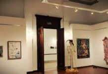Inaugura una muestra colectiva de artistas de Santa María en la Legislatura Histórica de la Provincia