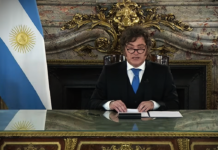 Envalentonado por un presunto apoyo de Trump a la Causa Malvinas, Milei encabezó una cadena nacional
