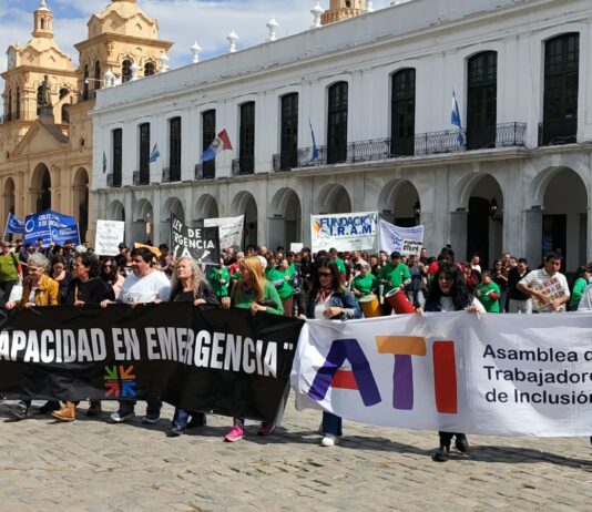 El sector de la discapacidad vuelve a la calle por la prórroga de la Emergencia en Discapacidad