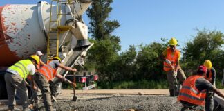 Gestión de los residuos: De Nápoli supervisó el avance de obra en el Centro Integral de Saneamiento Ambiental